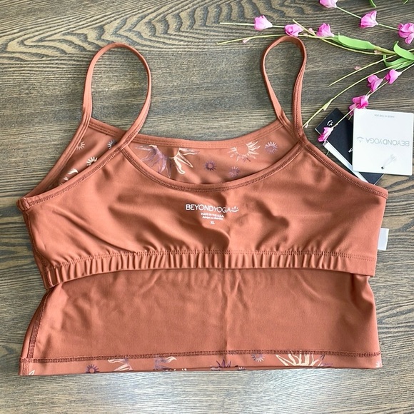 Beyond Yoga Cinnamon Sun Workout Top - Picture 9 of 12